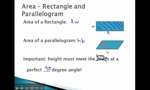 presentation-des-regles-pour-trouver-l-aire-d-un-rectangle-et-un-parallelogramme