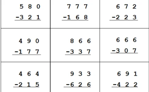 soustraction-avec-emprunt