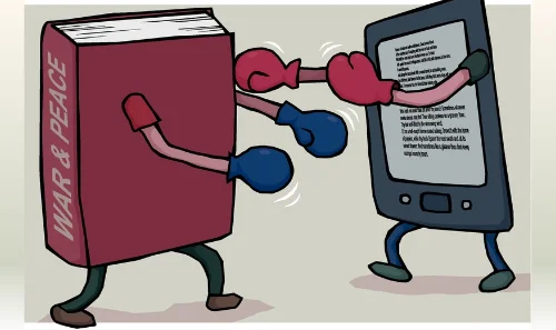 benji-le-livre-et-karen-le-kindle-livres-v-s-technologie