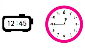 Comparaison-de-l-heure-analogique-et-numerique
