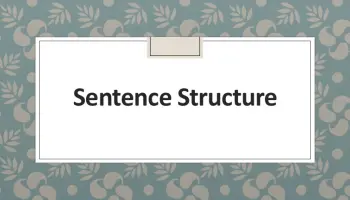 Estructura-de-la-oracion