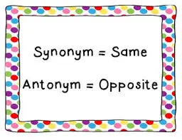 Synonyms-and-Antonyms